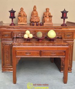 Bàn Thờ 2 tầng gỗ Gõ đỏ BTG-11