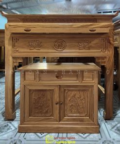Bàn Thờ gỗ Gõ đỏ BTG-24