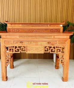 Bàn Thờ 2 tầng gỗ Gõ đỏ BTG-07