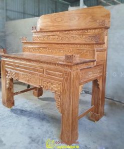 Bàn Thờ 3 tầng gỗ Gõ đỏ BTG-01 - Ảnh 2