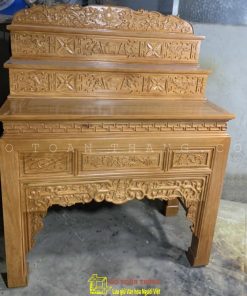 Bàn Thờ 3 tầng gỗ Gõ đỏ BTG-01 - Ảnh 3