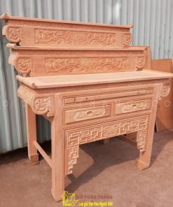 Bàn Thờ 3 tầng gỗ Gõ đỏ BTG-05