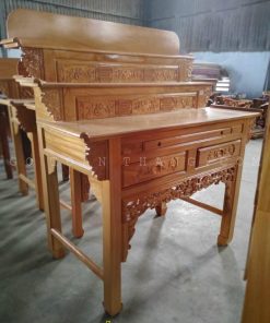 Bàn Thờ 3 tầng gỗ Gõ đỏ BTG-06