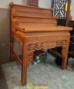 Bàn Thờ 3 tầng gỗ Gõ đỏ BTG-03