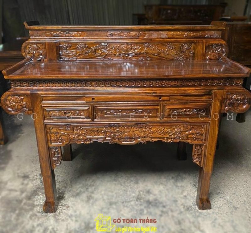 Bàn Thờ gỗ Muồng 2 tầng BTM-05 Bàn Thờ gỗ Muồng 2 tầng BTM-05