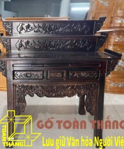 Bàn Thờ gỗ Muồng 3 tầng BTM-018