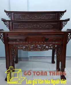 Bàn Thờ gỗ Muồng 3 tầng BTM-017