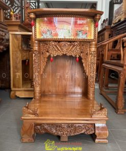 Bàn thờ Thần Tài gỗ Xoan Đào TTX-02