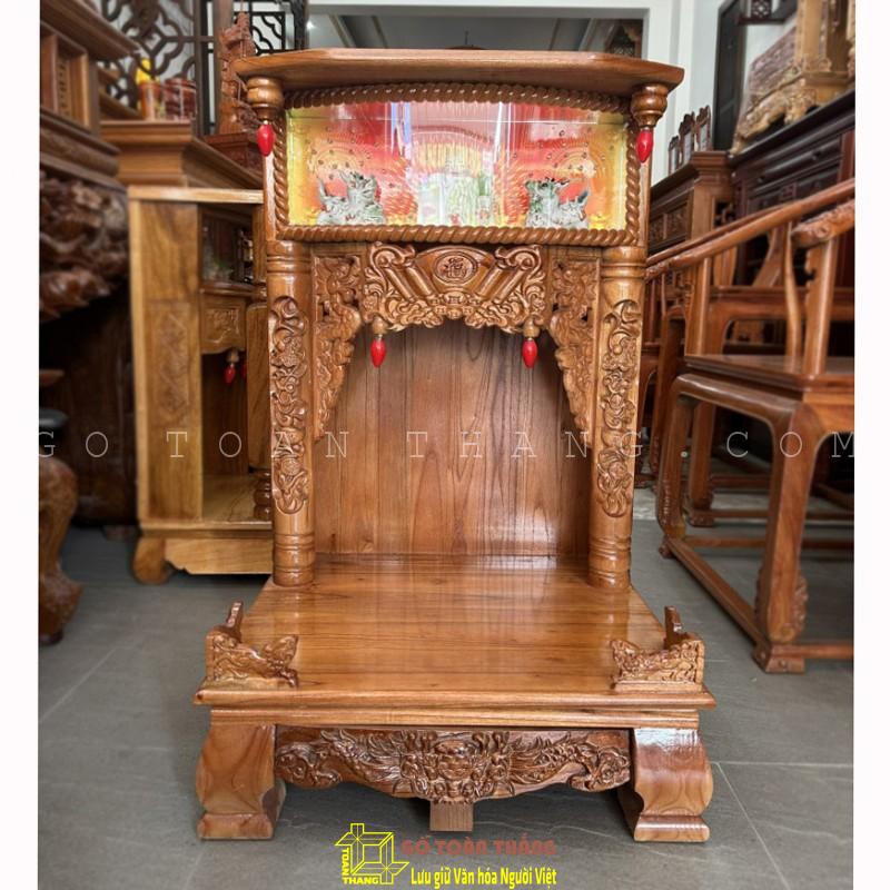 Bàn thờ Thần Tài gỗ Xoan Đào TTX-02 Bàn thờ Thần Tài gỗ Xoan Đào TTX-02