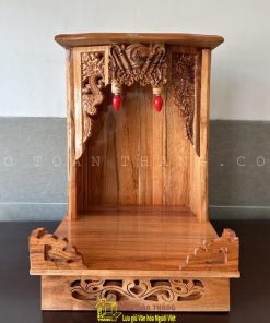 Bàn thờ Thần Tài gỗ Xoan Đào TTX-04