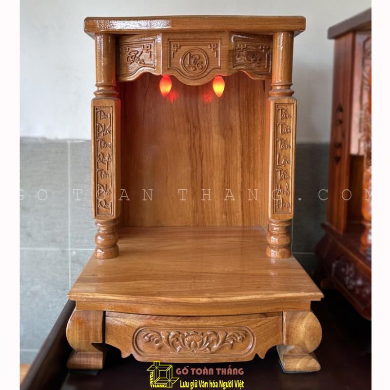 Bàn thờ Thần Tài gỗ Gõ đỏ TTG-06 Bàn thờ Thần Tài gỗ Gõ đỏ TTG-06