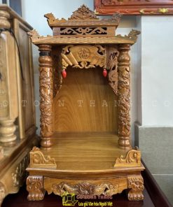 Bàn thờ Thần Tài gỗ Gõ đỏ BTT-02