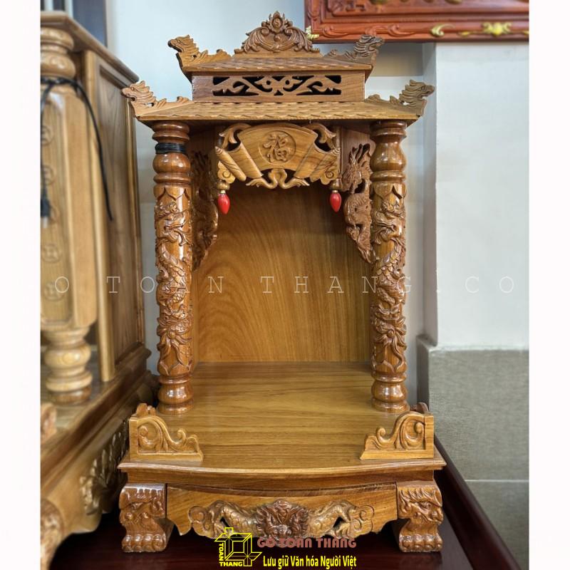 Bàn thờ Thần Tài gỗ Gõ đỏ BTT-02 Bàn thờ Thần Tài gỗ Gõ đỏ BTT-02