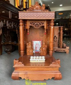 Bàn thờ Thần Tài gỗ Hương đá TTH-01