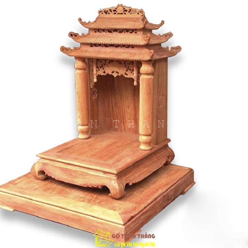 Bàn thờ Thần Tài gỗ Hương đá TTH-02 Bàn thờ Thần Tài gỗ Hương đá TTH-02