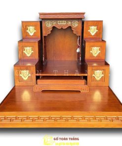 Bộ bàn thờ Thần Tài gỗ Sồi TTS-09