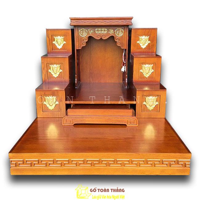 Bộ bàn thờ Thần Tài gỗ Sồi TTS-09 Bộ bàn thờ Thần Tài gỗ Sồi TTS-09