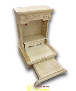 Bàn thờ Thần Tài gỗ Sồi TTS-10 Bàn thờ Thần Tài gỗ Sồi TTS-10 - Ảnh 2