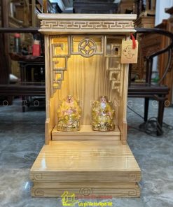 Bàn thờ Thần Tài gỗ Thông TTT-01