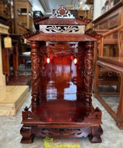 Bàn thờ Thần Tài gỗ Tràm BTT-02