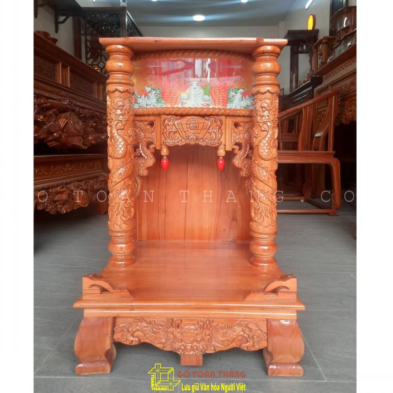 Bàn thờ Thần Tài gỗ Xoan Đào TTX-06 Bàn thờ Thần Tài gỗ Xoan Đào TTX-06