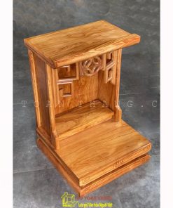 Bàn thờ Thần Tài gỗ Hương đá TTH-04