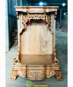 Bàn thờ Thần Tài gỗ Sồi TTS-06