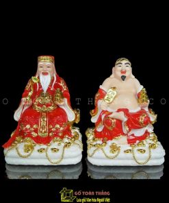 Thần Tài Thổ Địa bằng Đá 6in- CTĐ