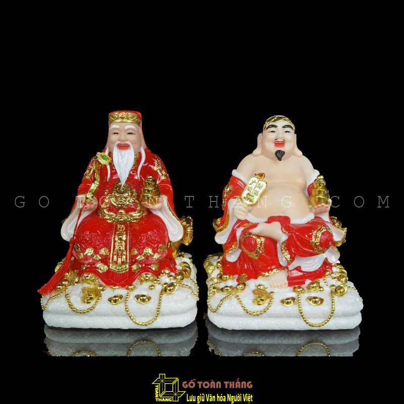 Thần Tài Thổ Địa bằng Đá 6in- CTĐ Thần Tài Thổ Địa bằng Đá 6in- CTĐ
