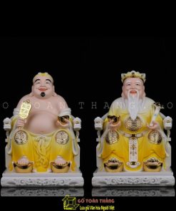 Thần Tài Thổ Địa bằng Đá 6in- CTĐTV