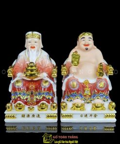 Thần Tài Thổ Địa bằng Đá 8in- TĐĐTH
