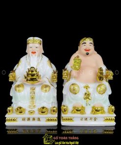 Thần Tài Thổ Địa bằng Đá 8in- TĐĐT