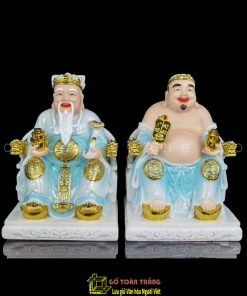 Thần Tài Thổ Địa bằng Đá 8in- TĐĐTX