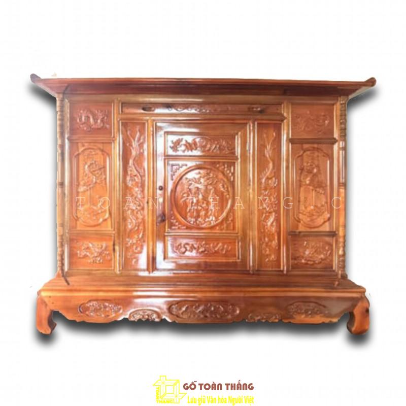 Tủ thờ mẫu Bắc gỗ Tràm TTH-17 Tủ thờ mẫu Bắc gỗ Tràm TTH-17