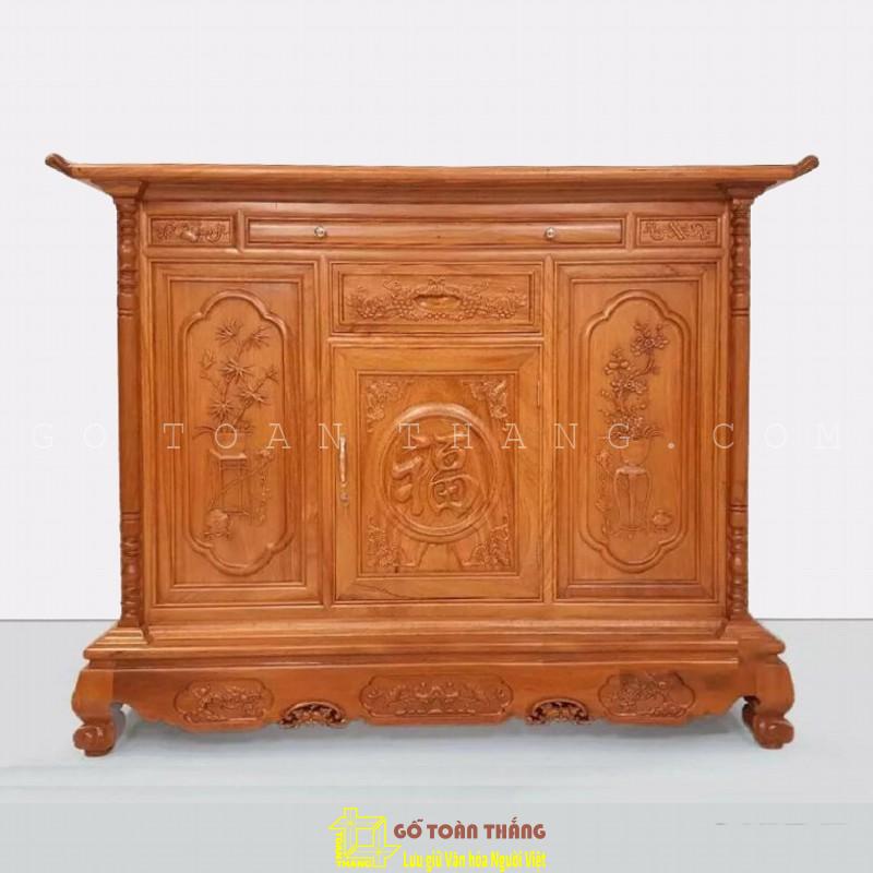 Tủ thờ mẫu Bắc gỗ Gõ đỏ TTH-25 Tủ thờ mẫu Bắc gỗ Gõ đỏ TTH-25