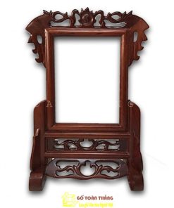 Khung hình thờ gỗ Gụ KHT-02