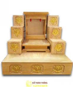 Bàn thờ Thần Tài gỗ Sồi TTS-11