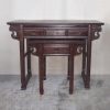 Bàn thờ gỗ Chiu Liu nách mây 1m54 BGT-03