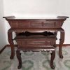 Sập thờ gỗ Chiu Liu Cuốn thư 1m92 BGT-06