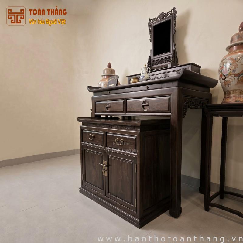 Án gian thờ gỗ Chiu Liu hiện đại 1m26 AGCL-01 Án gian thờ gỗ Chiu Liu hiện đại 1m26 AGCL-01 - Ảnh 2