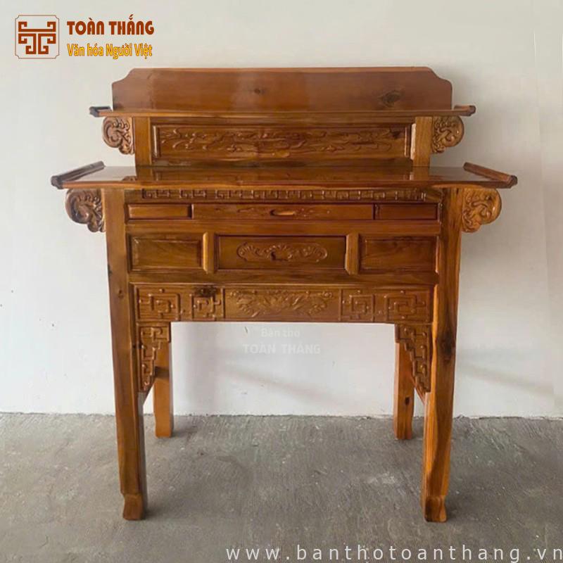 Bàn thờ 2 tầng gỗ Tràm 1m27 2TGT-03