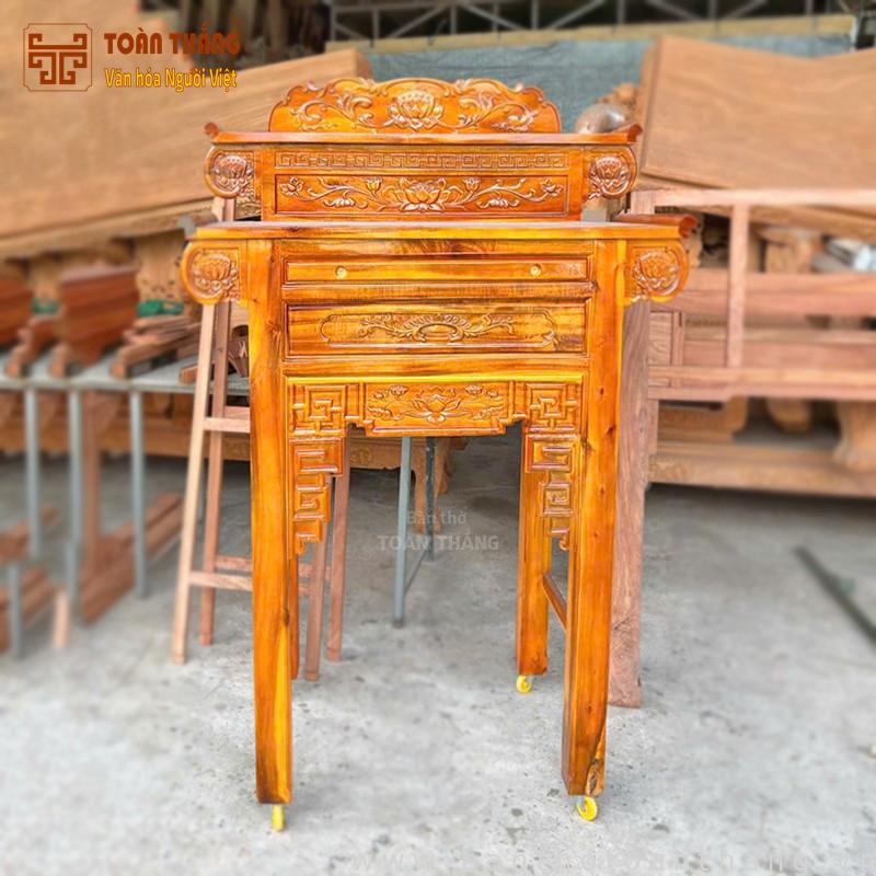 Bàn thờ 2 tầng gỗ Tràm 88cm 2TGT-01