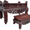 Sập thờ mai điểu gỗ cẩm lai 2m17 STCL-03