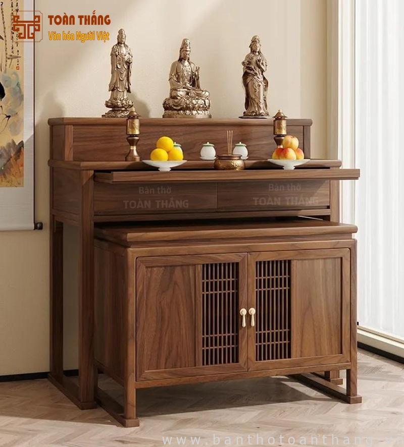 Tủ thờ gỗ Óc Chó Walnut TTOC-01 Tủ thờ gỗ Óc Chó Walnut TTOC-01